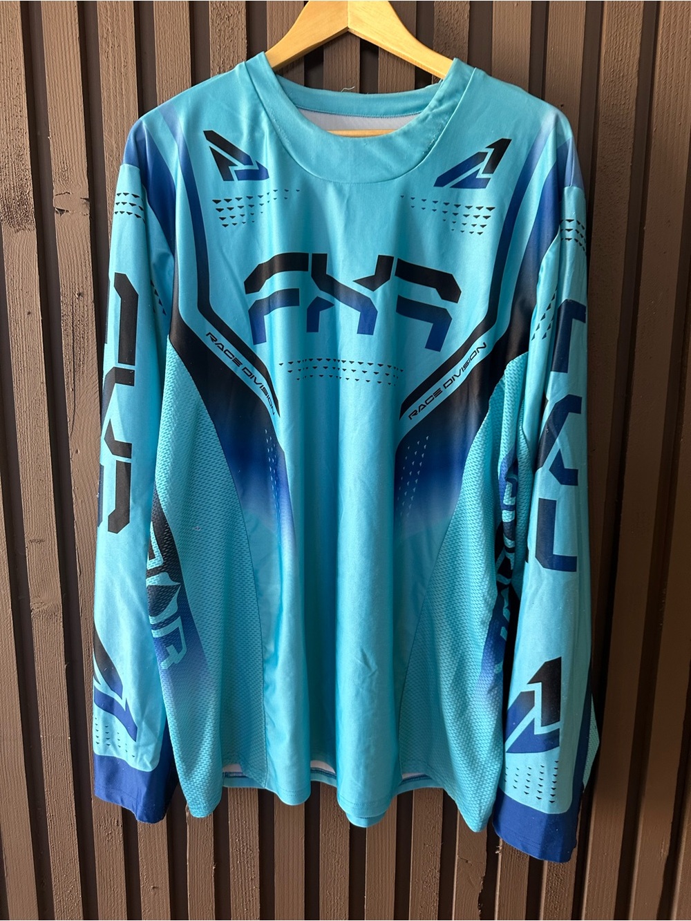 FXR 2024.5 MX Vapor Off-road Jersey Skyline Blue Motocross Dirt Bike Men’s XL